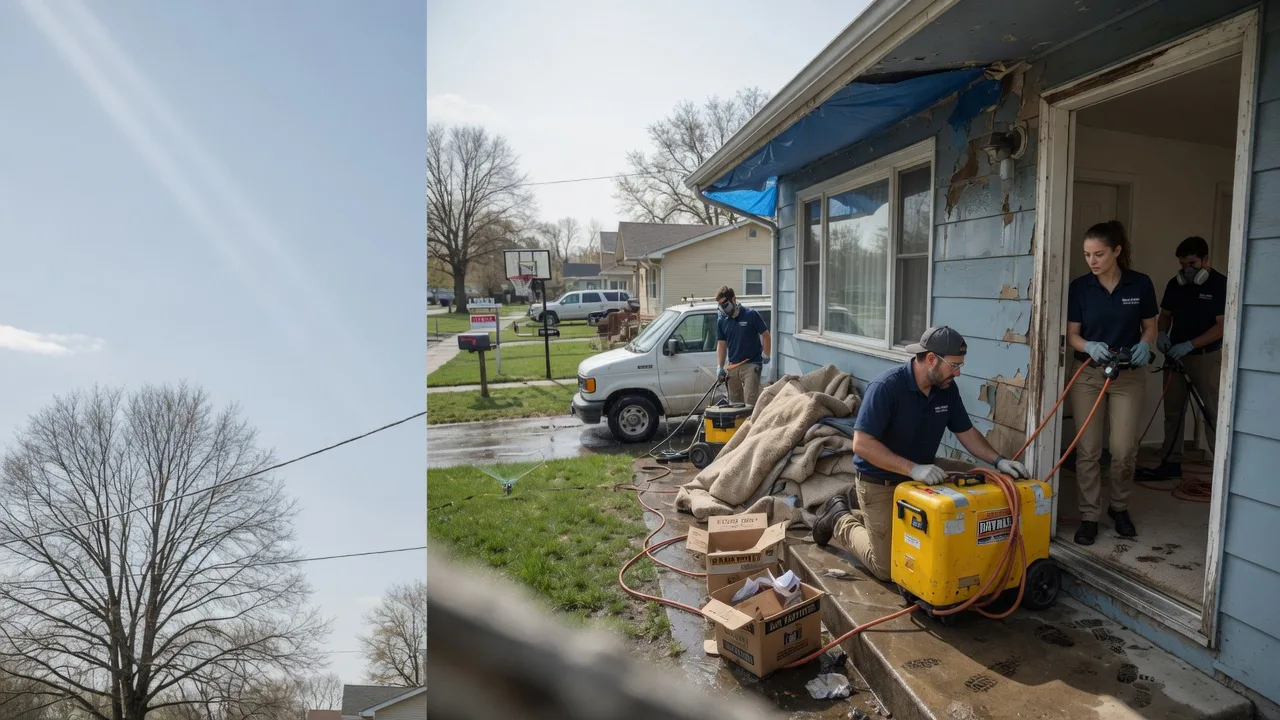 Basement Flood Cleanup in Pilot Point, TX near me